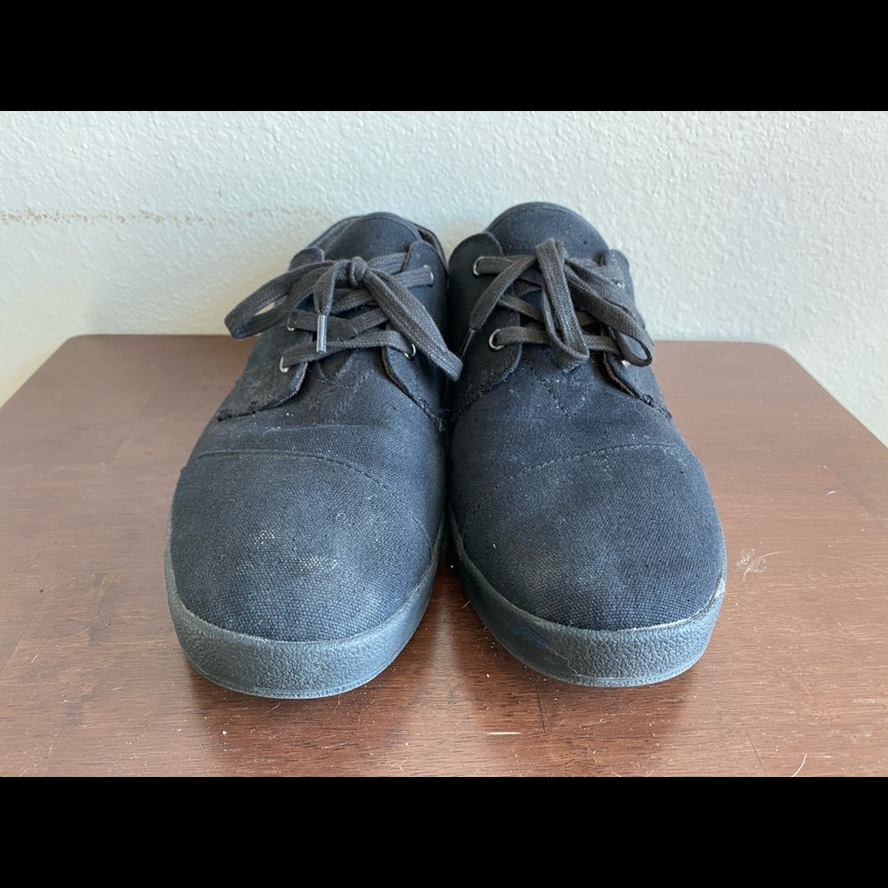 Toms black shoes men’s 12